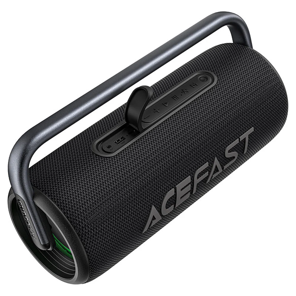 Acefast K2 Pro Portable Bluetooth Speaker, 2 x 50W - 2 x 10W, RGB, Waterproof, Black - Image 3