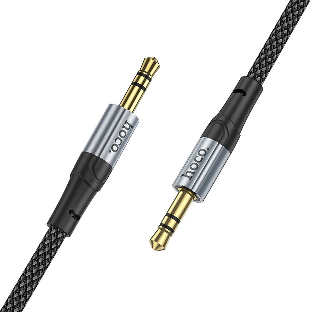 Audio Cable 3.5mm - 3.5mm HOCO UPA26, 1m, Black - Image 3