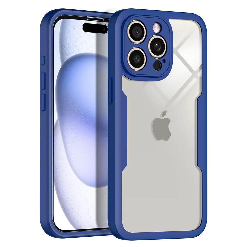 Case for Apple iPhone 15 Pro Max, Techsuit, ColorVerse 360, Blue - Image 2