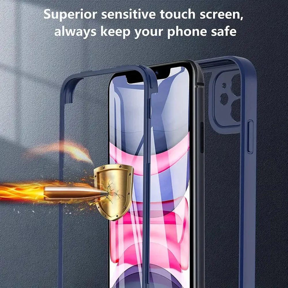 Case for Apple iPhone 15 Pro Max, Techsuit, ColorVerse 360, Blue - Image 6