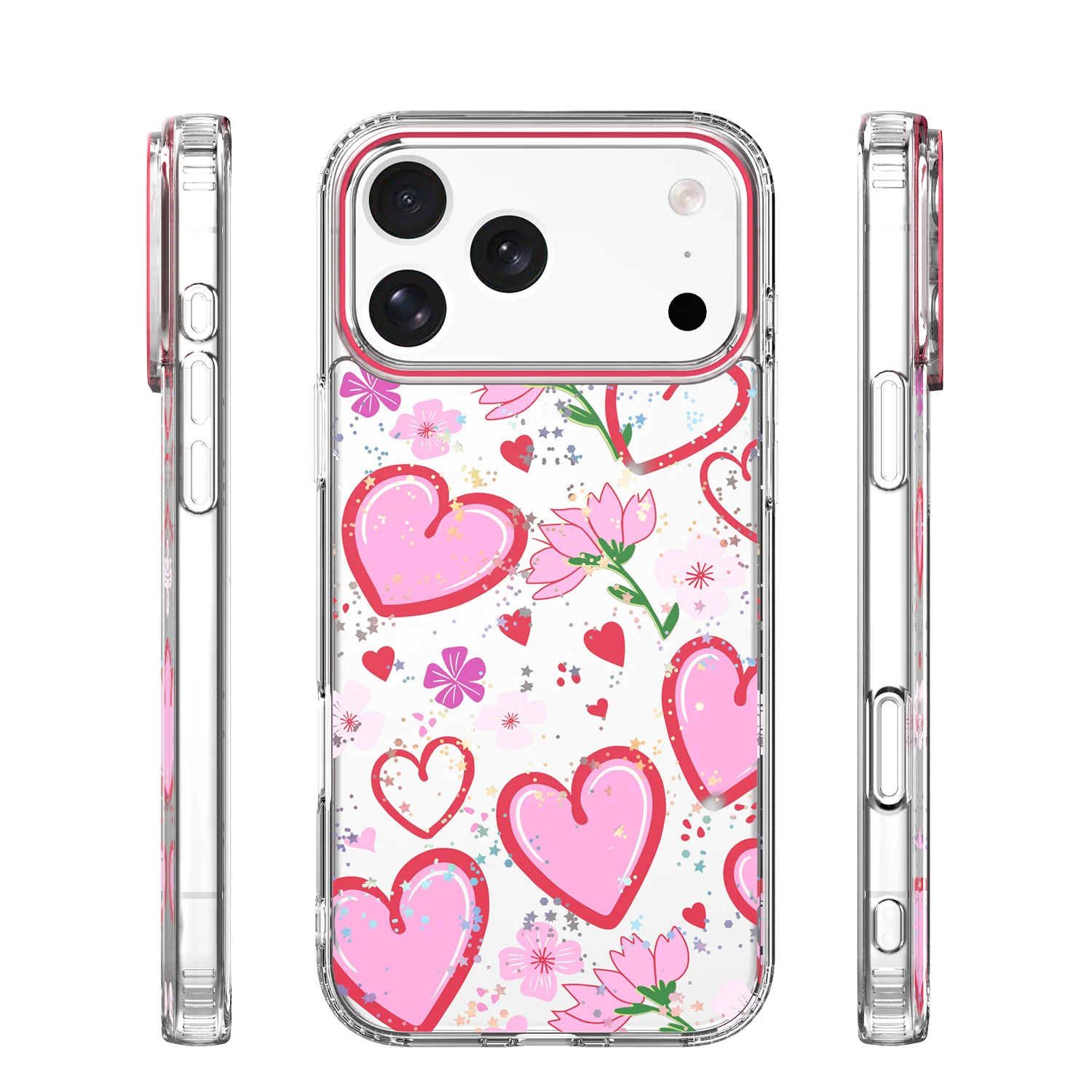 Case for Apple iPhone 15 Pro, OEM, Ultra Trendy Love 1, Multicolor - Image 2