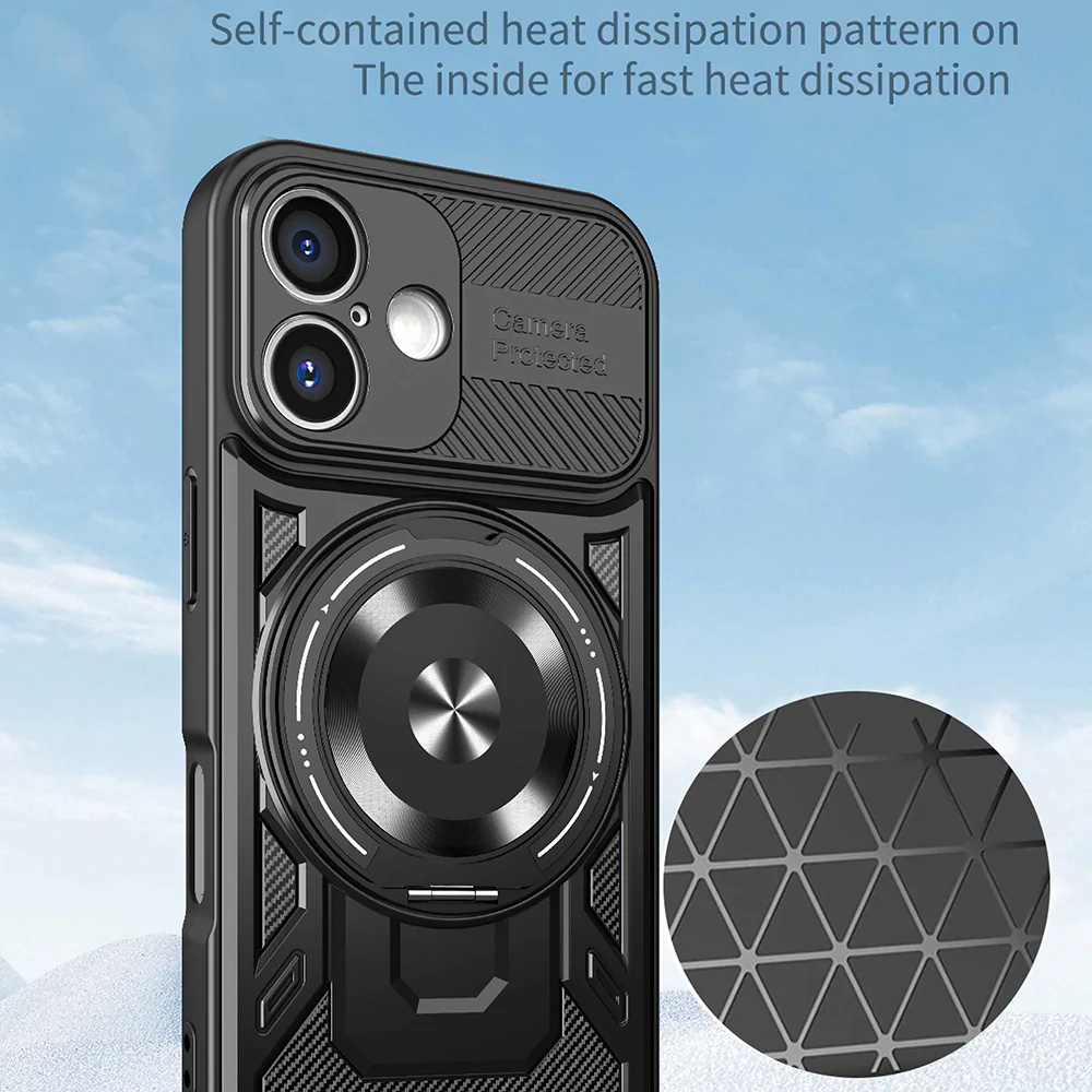 Case for Apple iPhone 16 Plus, Techsuit, RuggedCam, Blue - Image 4