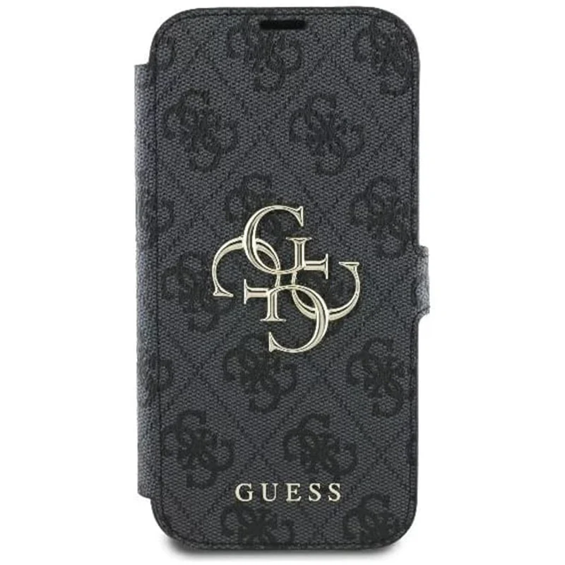 Case for Apple iPhone 16 Pro, Guess, 4G Book, Black - Image 3