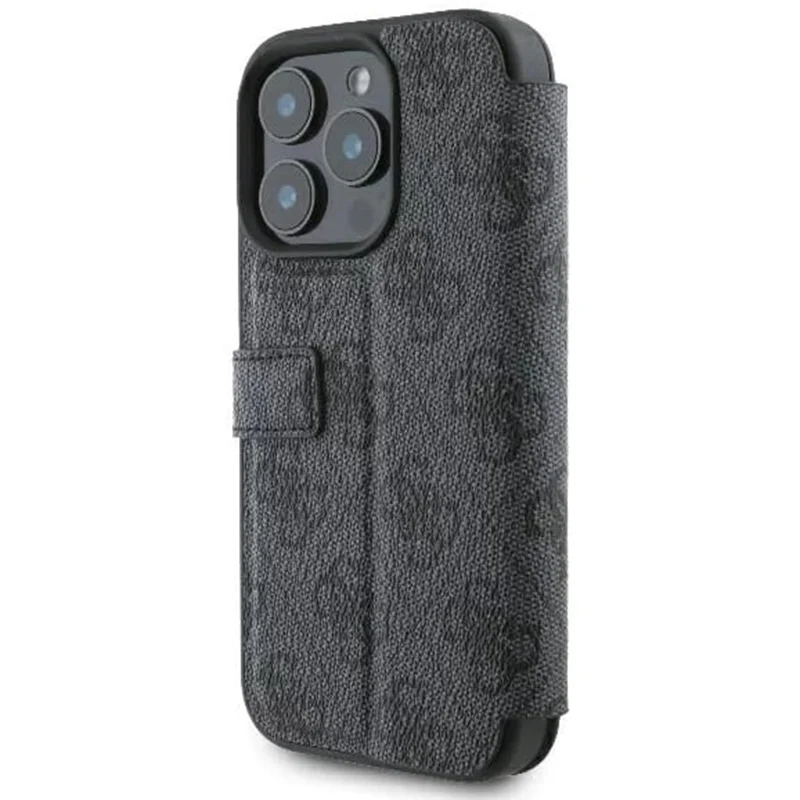 Case for Apple iPhone 16 Pro, Guess, 4G Book, Black - Image 4