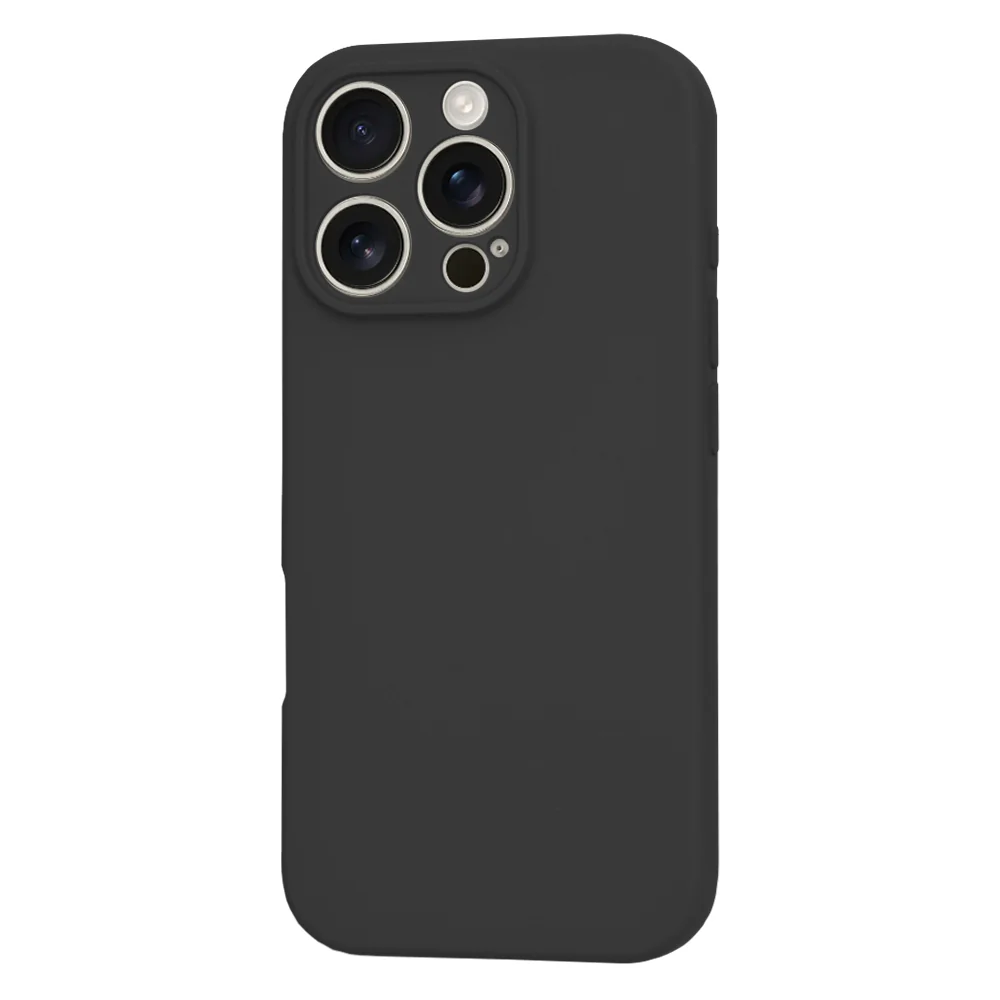Case for Apple iPhone 16 Pro Max, Techsuit, SoftFlex, Black - Image 3