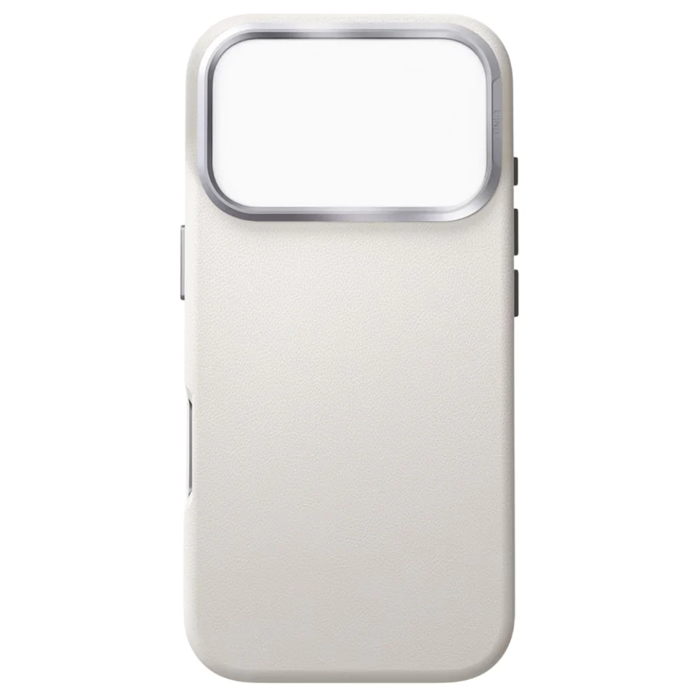 Case for Apple iPhone 17 Pro, UNIQ, Lyden Leatherette, Grey - Image 3