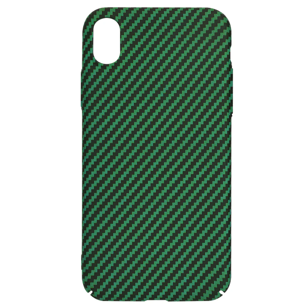 Case for Apple iPhone XR, Techsuit, Carbonite FiberShell, Green - Image 4