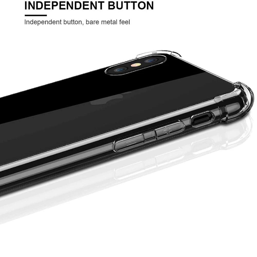 Case for Apple iPhone XS Max, Techsuit, Shockproof Clear, Transparent - Image 4