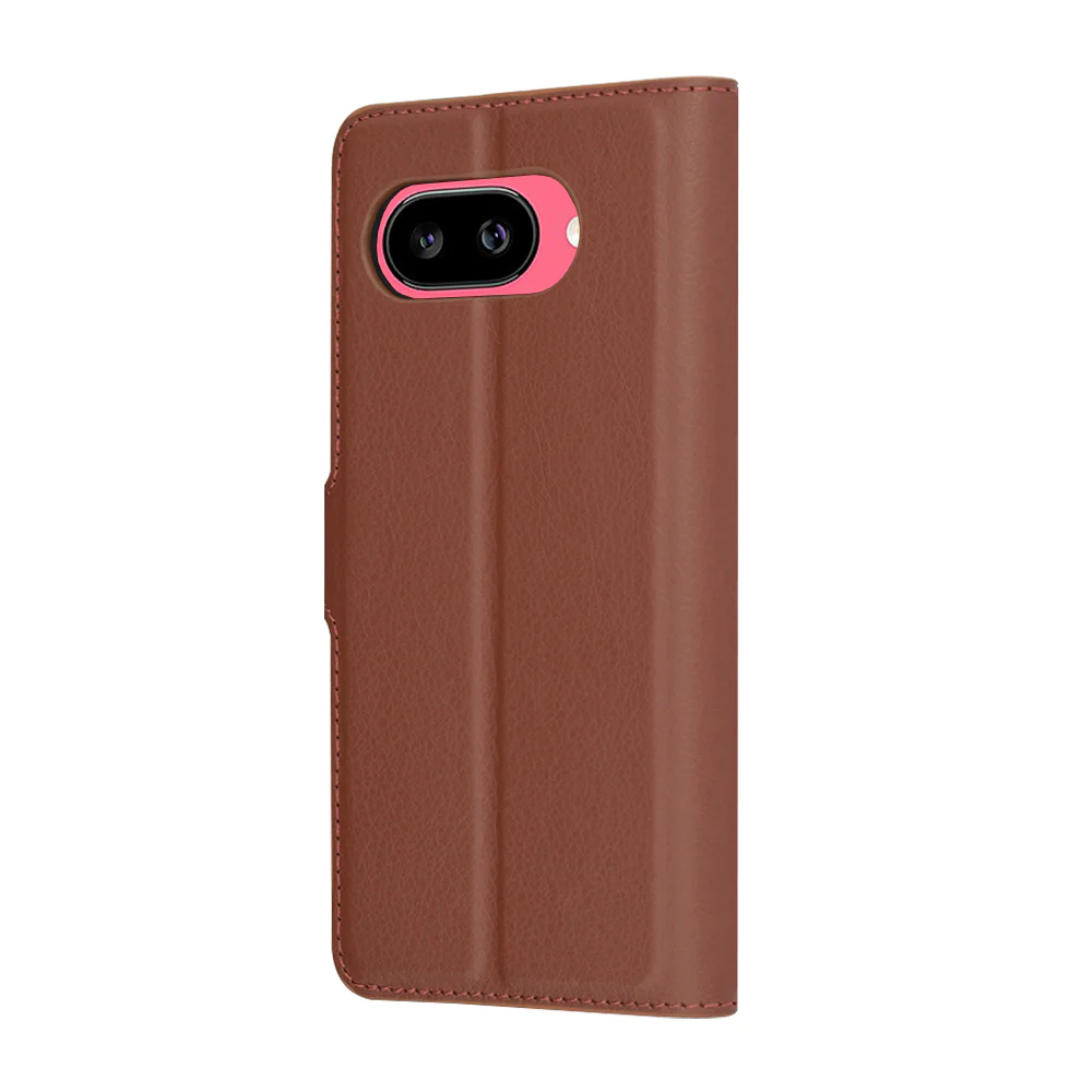Case for Google Pixel 9a, Techsuit, Leather Folio, Brown - Image 5