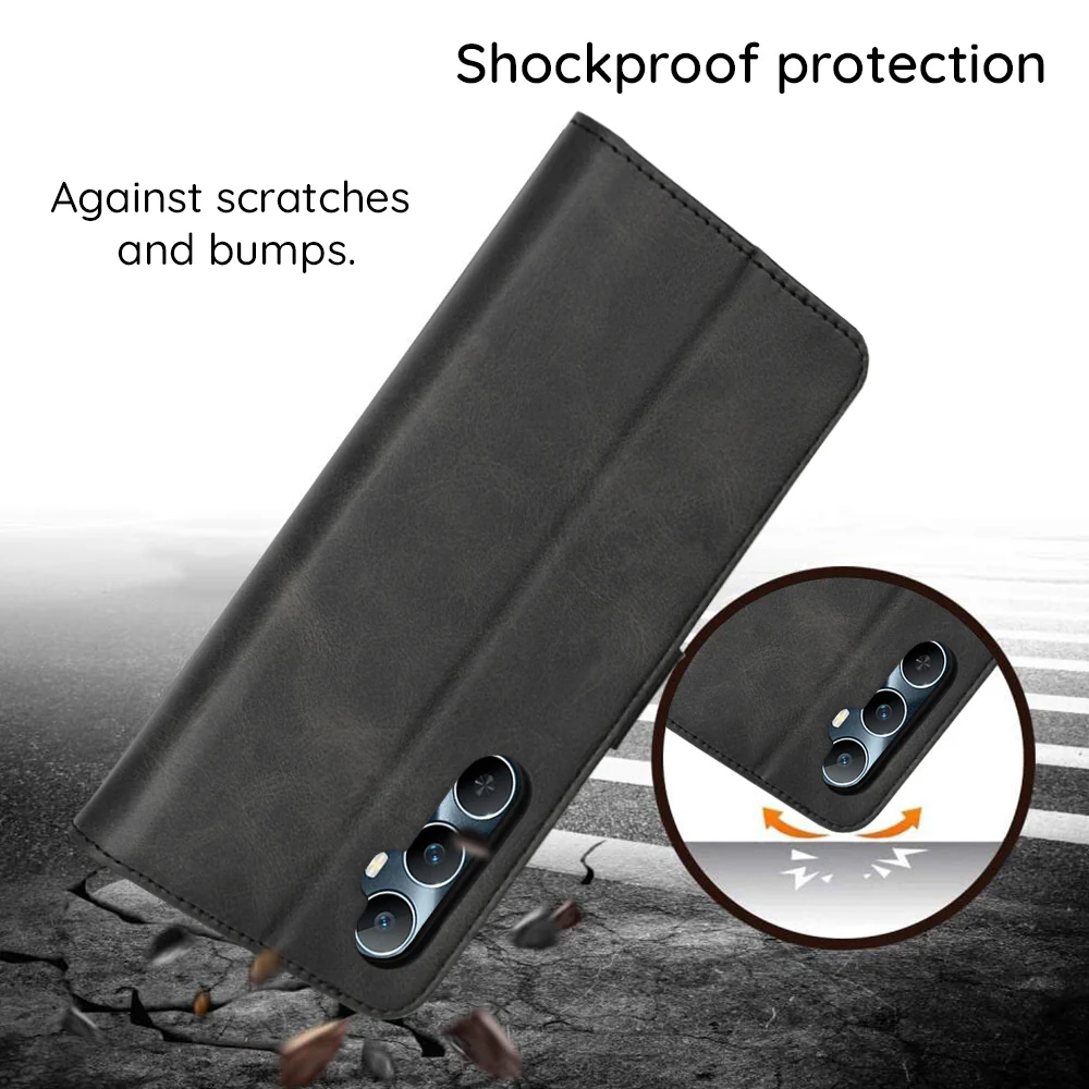 Case for Honor 400, Techsuit, Diary Book, Black - Image 2