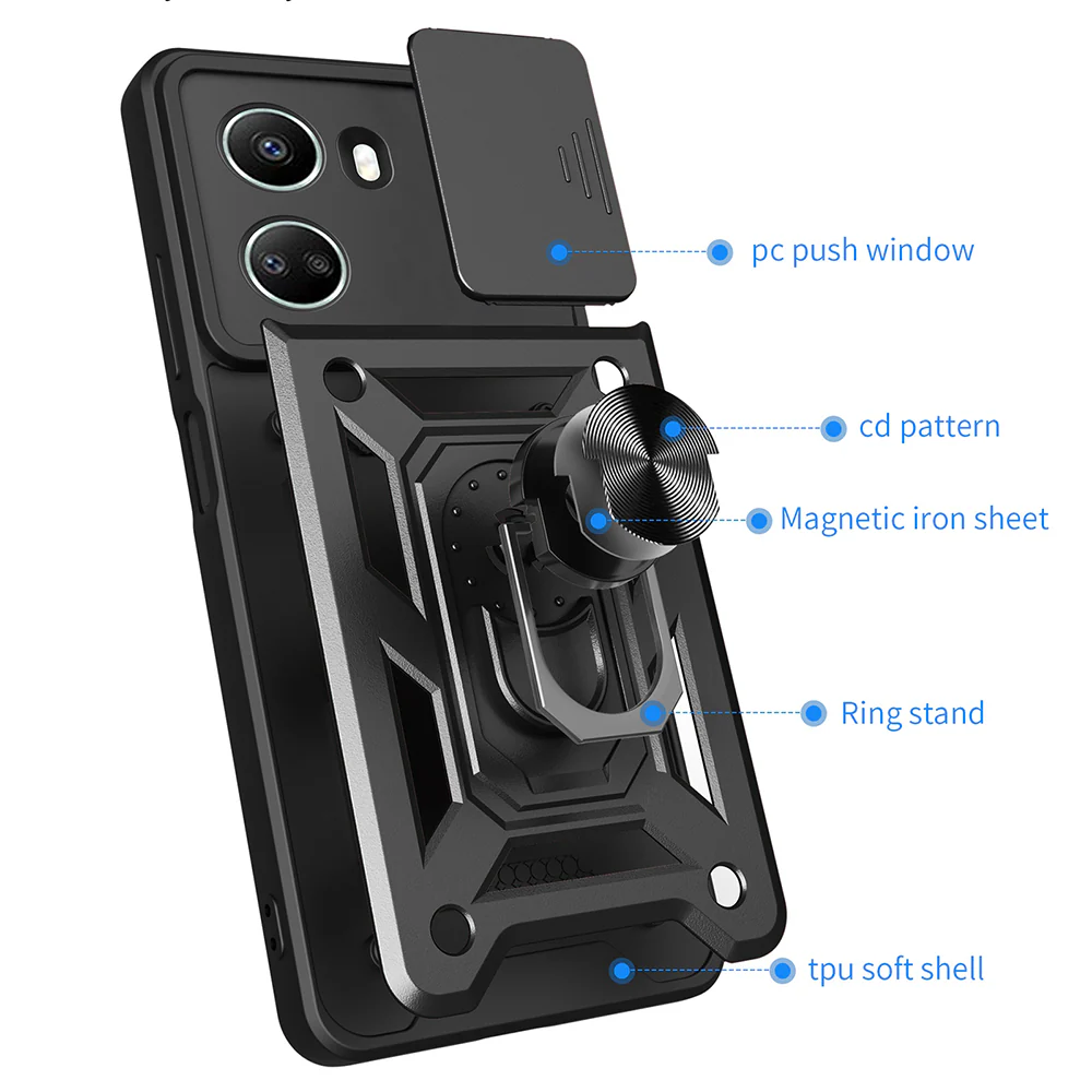 Case for Huawei nova 11 SE / nova 12 SE, Techsuit, CamShield, Green - Image 2
