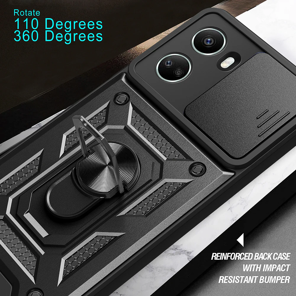 Case for Huawei nova 11 SE / nova 12 SE, Techsuit, CamShield, Green - Image 5
