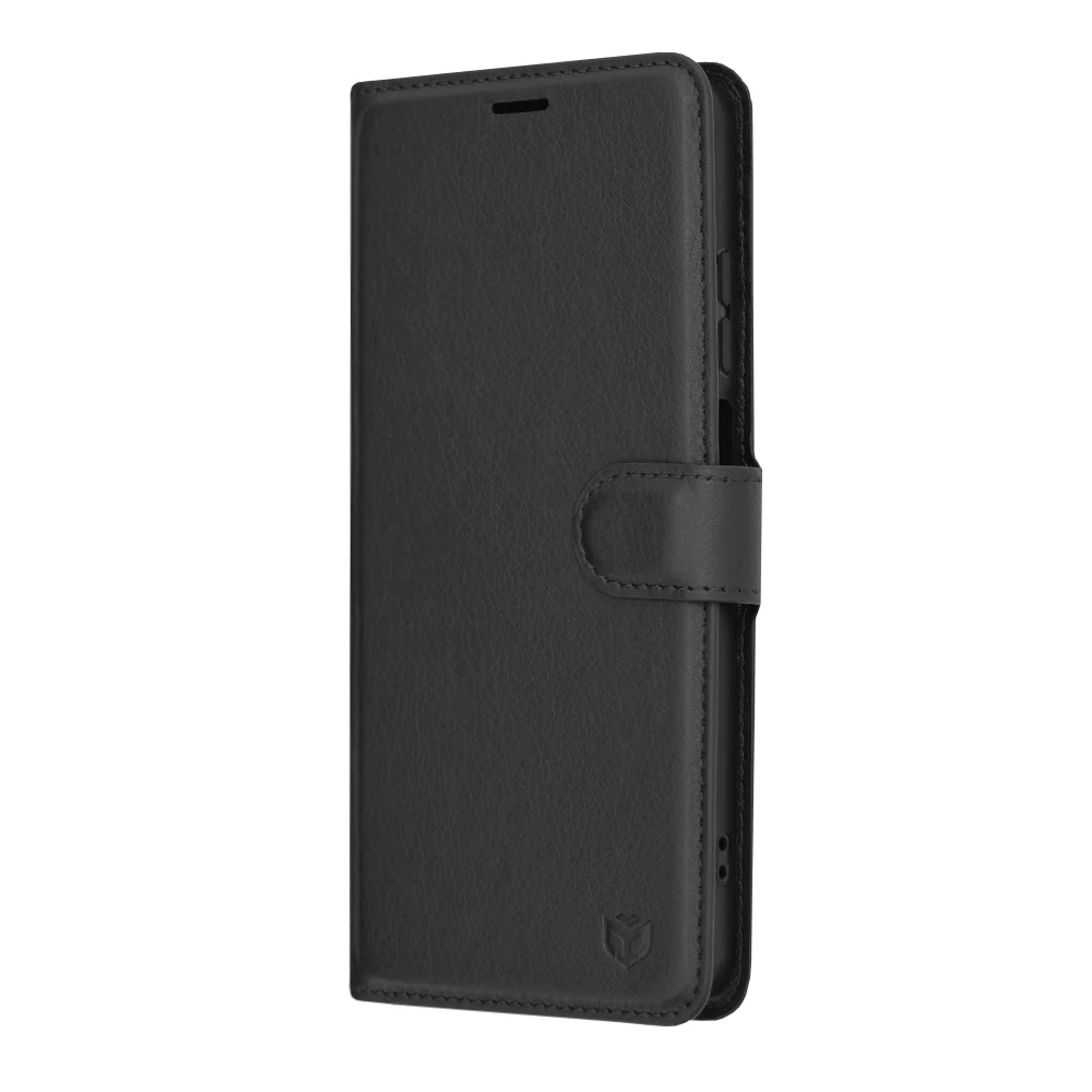 Case for Motorola Moto G04s / E14 / G04 / G24, Techsuit, Leather Folio, Black - Image 4