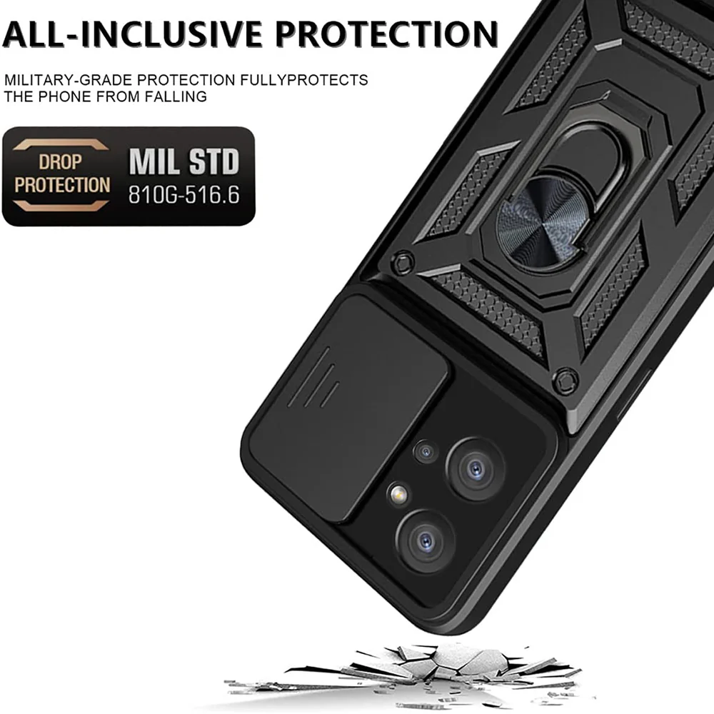 Case for Motorola Moto G32, Techsuit, CamShield, Black - Image 3