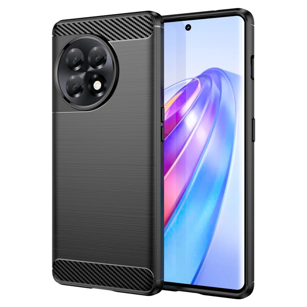 Case for OnePlus Ace 2 / 11R, Techsuit, Carbon, Black