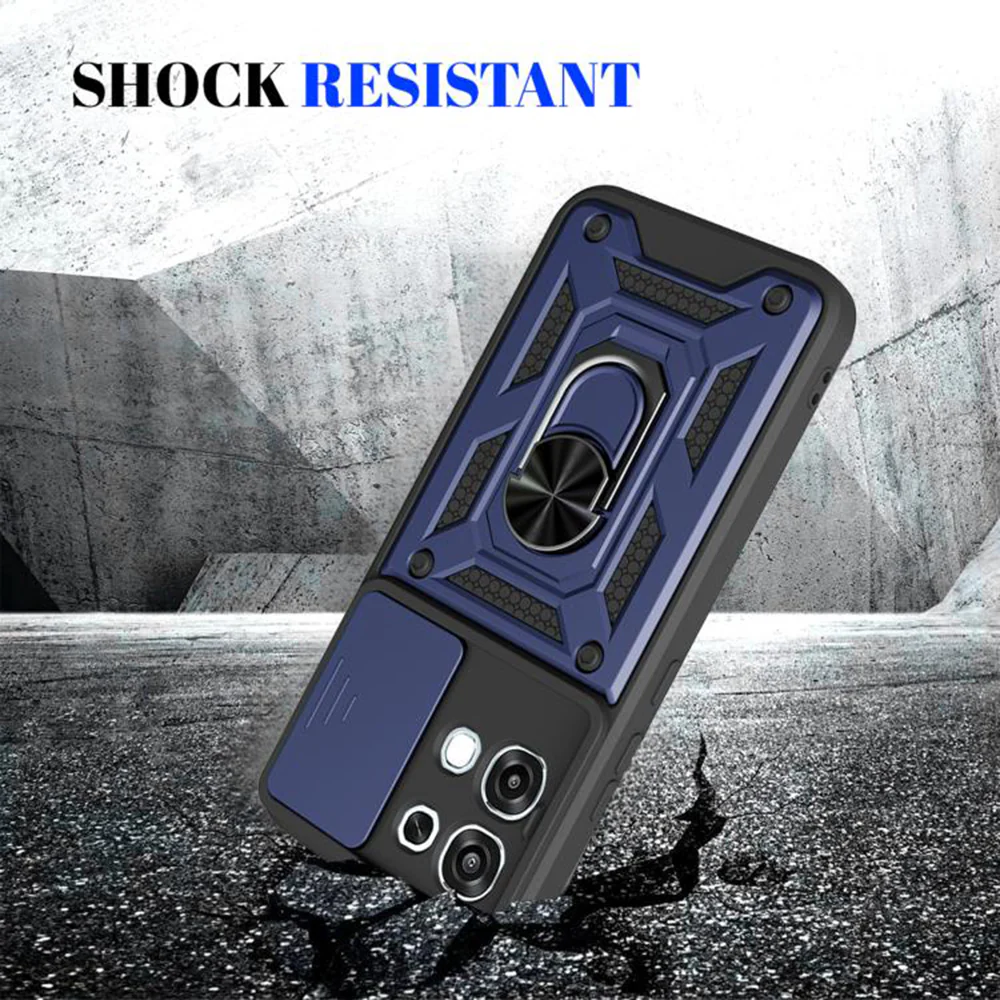 Case for Oppo A6 Pro 5G / A6 Pro 4G, Techsuit, CamShield, Blue - Image 3