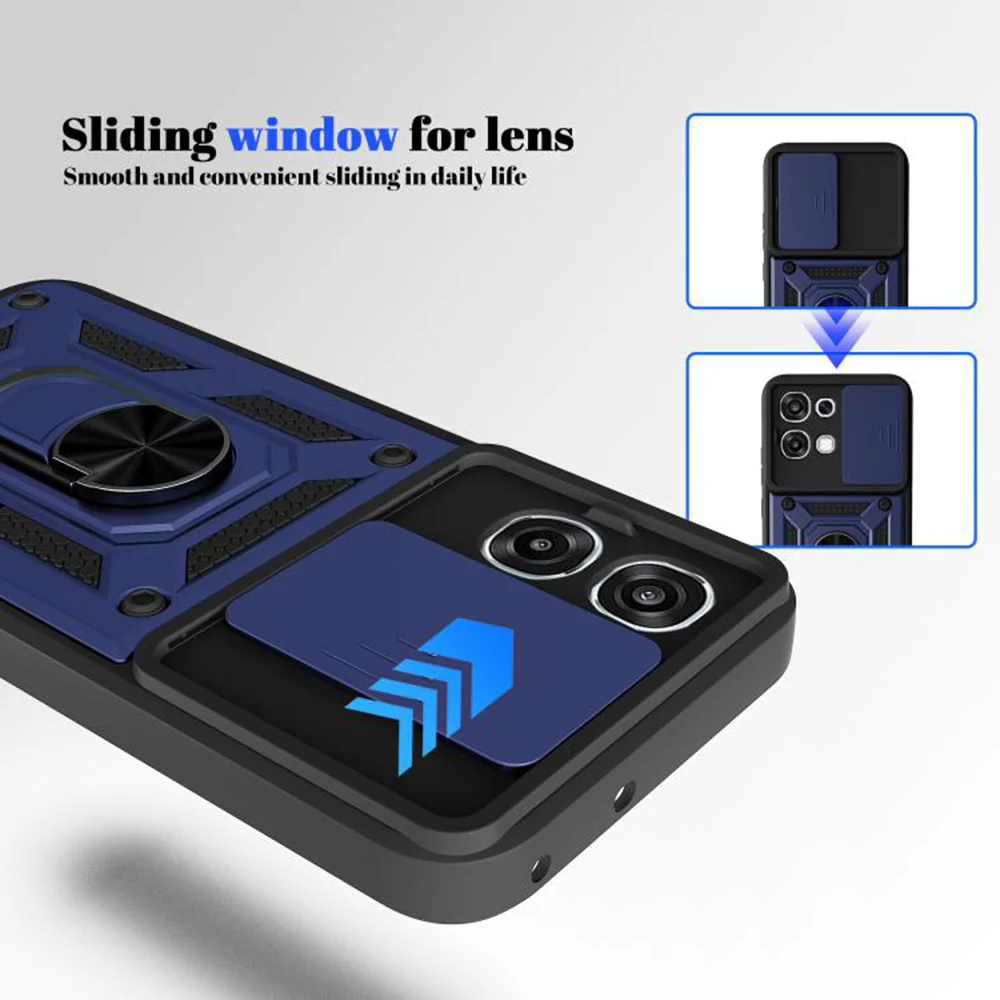 Case for Oppo A6 Pro 5G / A6 Pro 4G, Techsuit, CamShield, Blue - Image 6