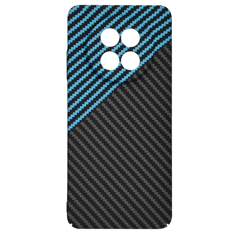 Case for Realme 12x / 12, Techsuit, Carbonite FiberShell, Black Blue - Image 4