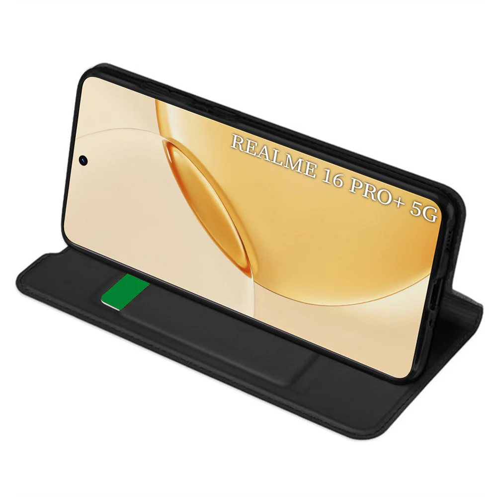 Case for Realme 16 Pro+, Techsuit, Magskin Book, Black - Image 2