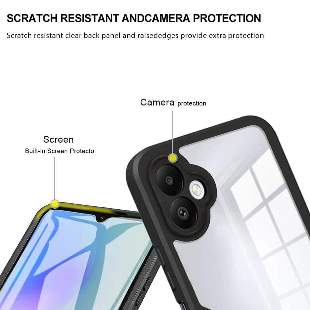 Case for Samsung Galaxy A05 A055, Techsuit, ColorVerse 360, Black - Image 5