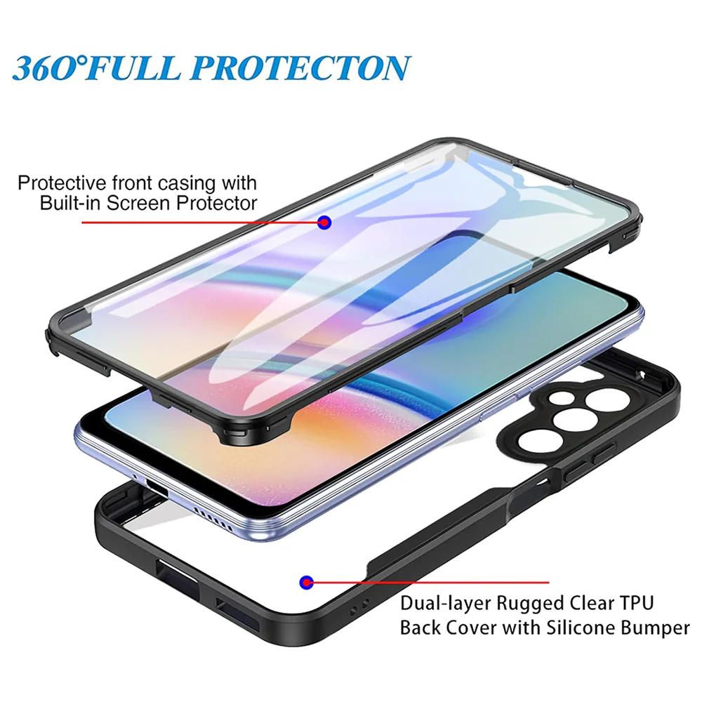 Case for Samsung Galaxy A05s A057, Techsuit, ColorVerse 360, Purple - Image 3