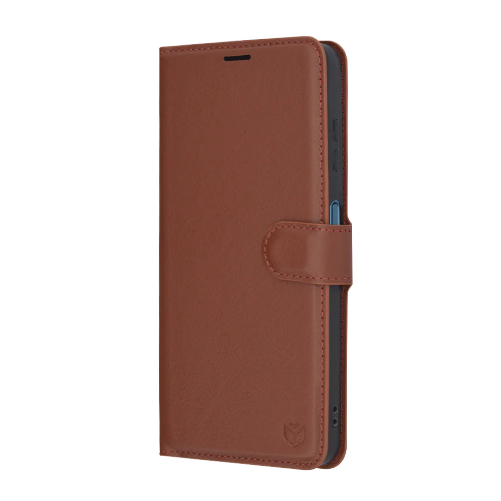 Case for Samsung Galaxy A06 A065, Techsuit, Leather Folio, Brown - Image 4
