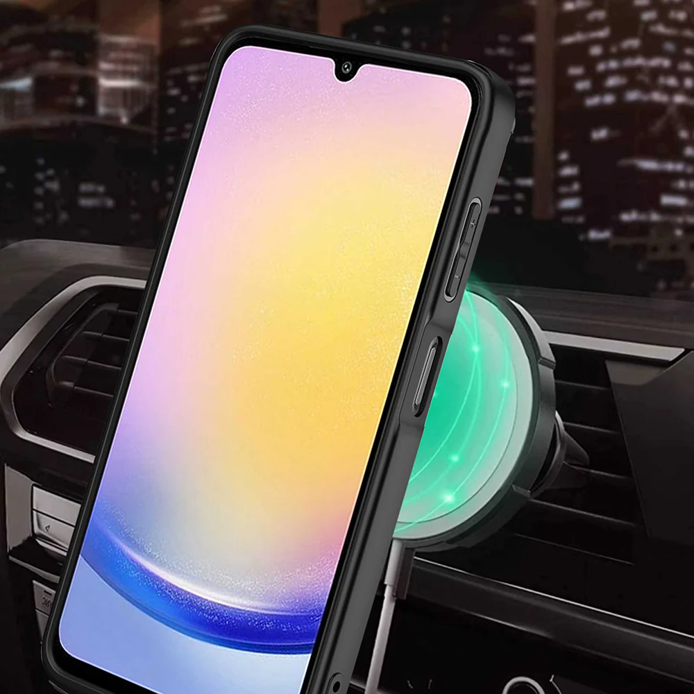 Case for Samsung Galaxy A25 A256, Techsuit, RuggedCam, Black - Image 2
