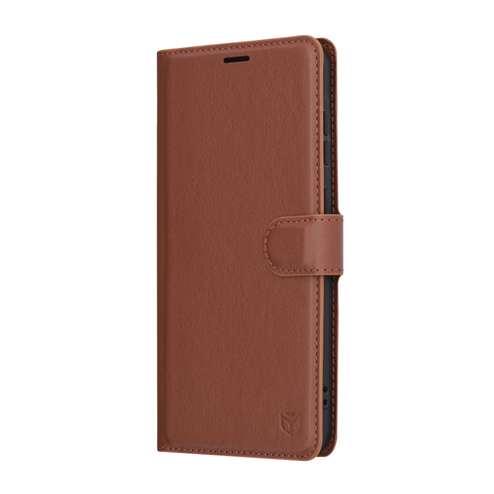 Case for Samsung Galaxy A36 A366, Techsuit, Leather Folio, Brown - Image 4
