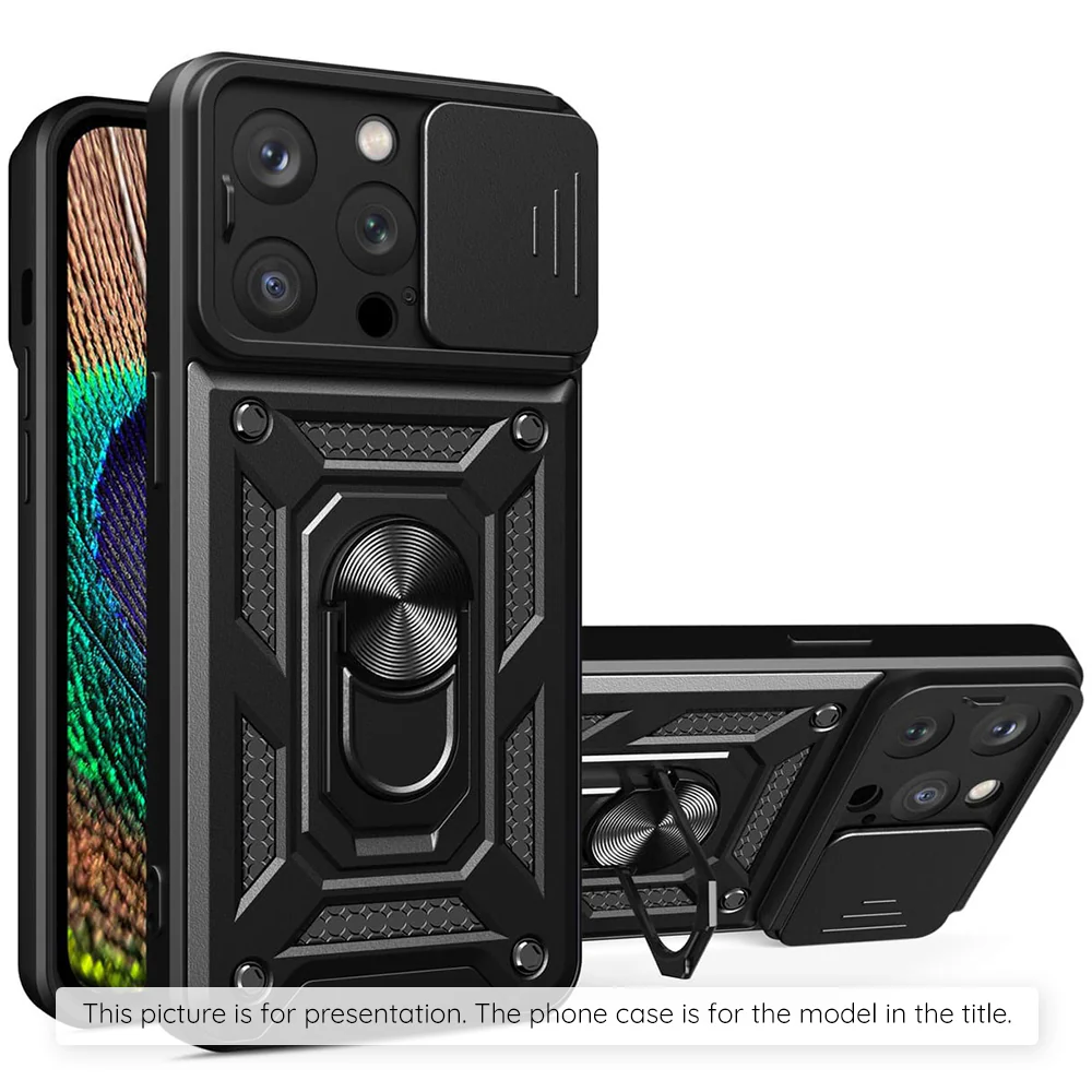 Case for Samsung Galaxy A37 5G, Techsuit, CamShield, Black