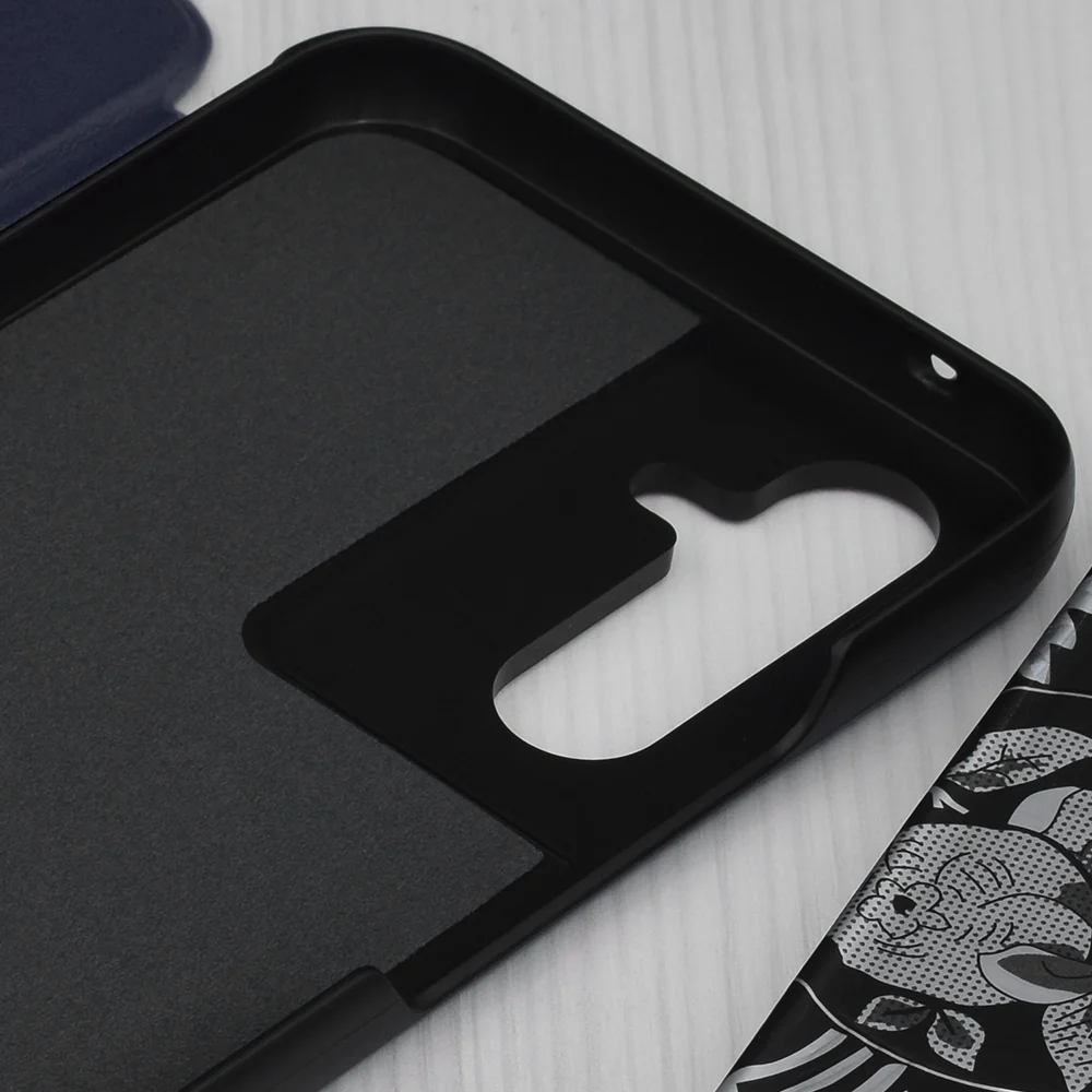 Case for Samsung Galaxy A54 A546, Techsuit, eFold, Dark Blue - Image 3