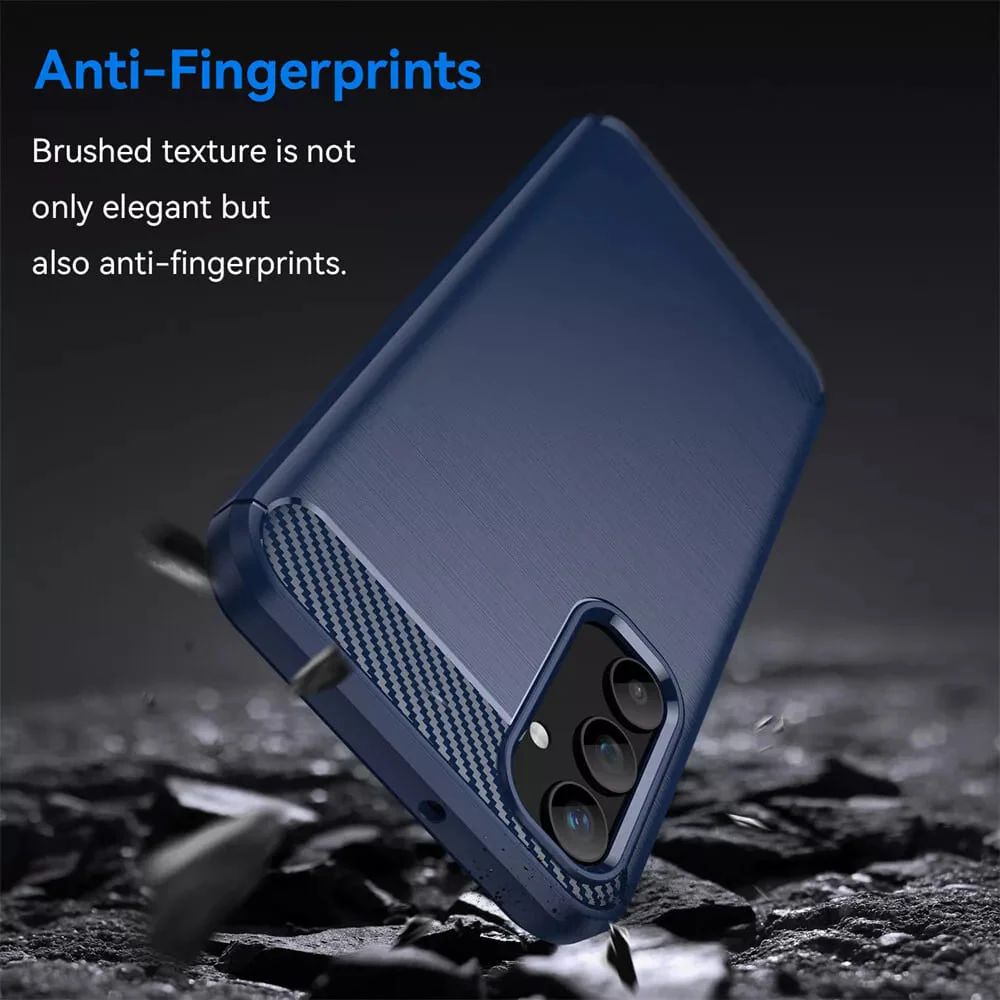 Case for Samsung Galaxy A55 5G A556, Techsuit, Carbon, Blue - Image 2