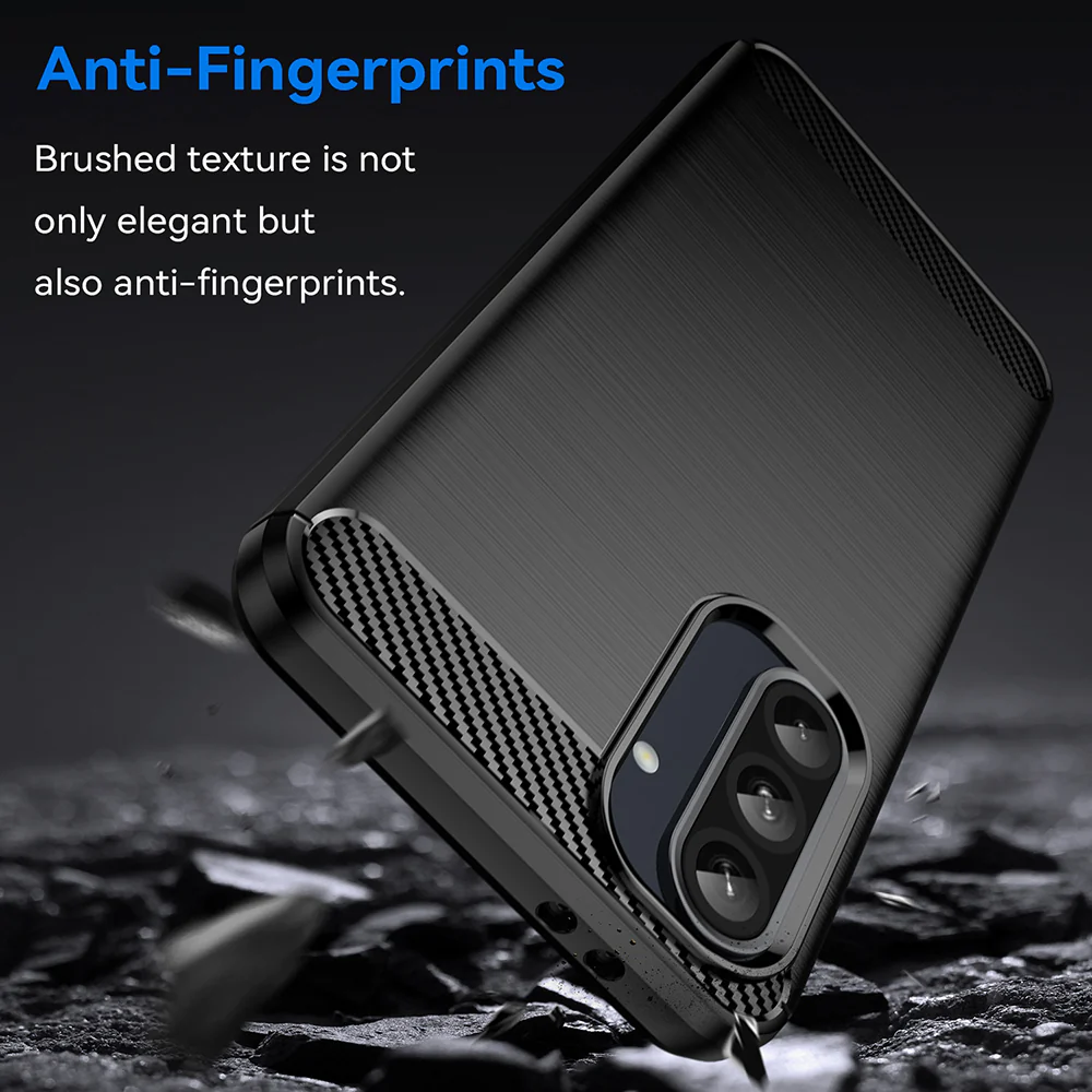 Case for Samsung Galaxy A56 A566 / A36 A366, Techsuit, Carbon, Black - Image 2