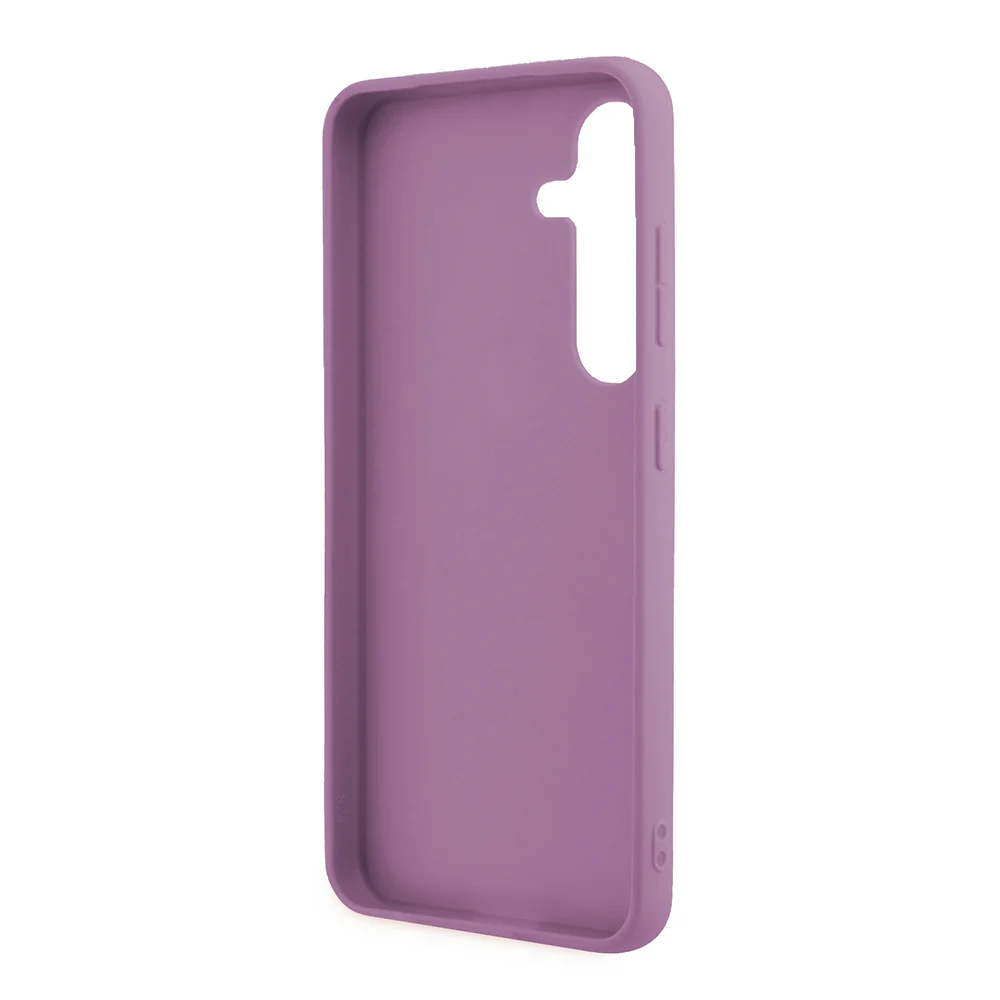 Case for Samsung Galaxy S24 S921, Guess, Glitter Script, Purple - Image 6