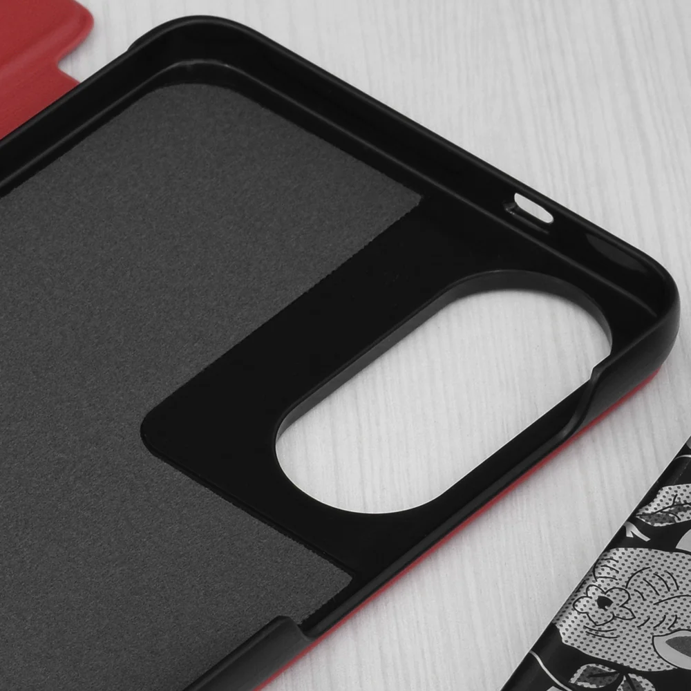 Case for Samsung Galaxy S25 Edge S937, Techsuit, eFold, Red - Image 3
