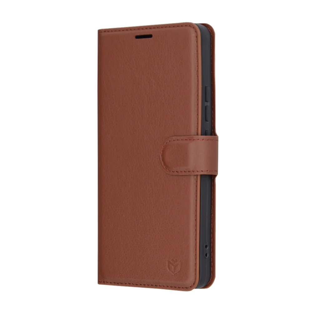 Case for Xiaomi 14T Pro, Techsuit, Leather Folio, Brown - Image 4