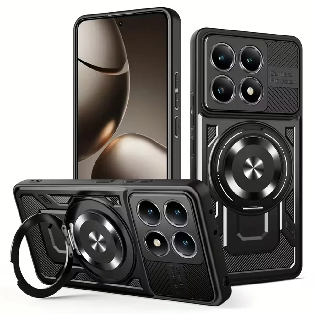Case for Xiaomi 15T, Techsuit, RuggedCam, Black
