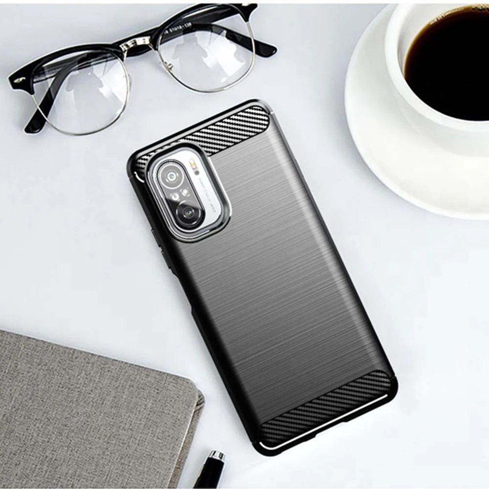 Case for Xiaomi Poco F3 / Mi 11i, Techsuit, Carbon, Black - Image 4