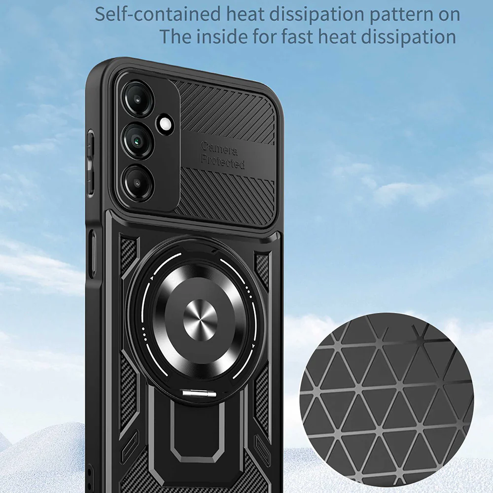 Case for Xiaomi Redmi A7 Pro 4G, Techsuit, RuggedCam, Black - Image 2