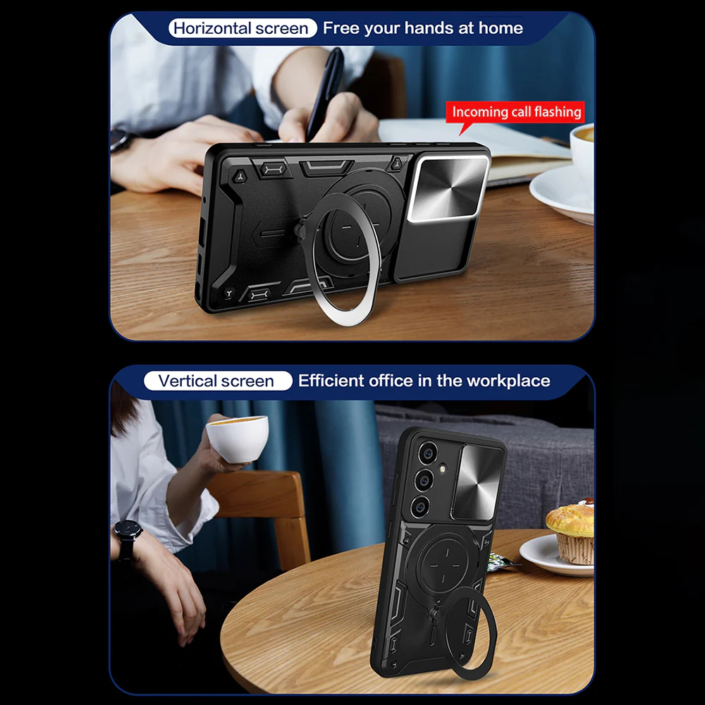Case for Xiaomi Redmi Note 14 5G, Techsuit, CamGuard Pro, Black - Image 6