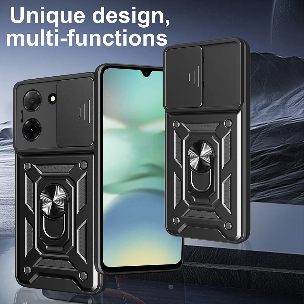 Case for Xiaomi Redmi Note 15 Pro 4G, Techsuit, CamShield, Black - Image 2