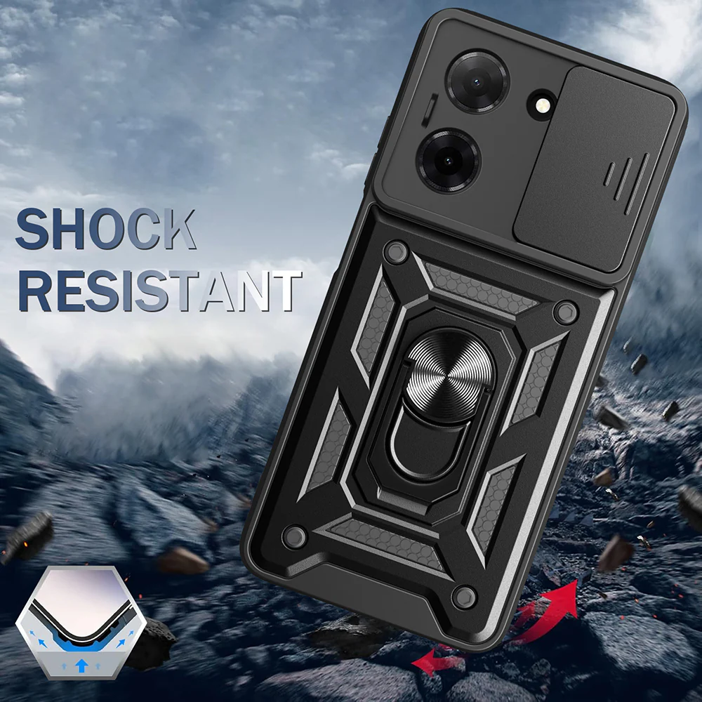 Case for Xiaomi Redmi Note 15 Pro 4G, Techsuit, CamShield, Black - Image 3