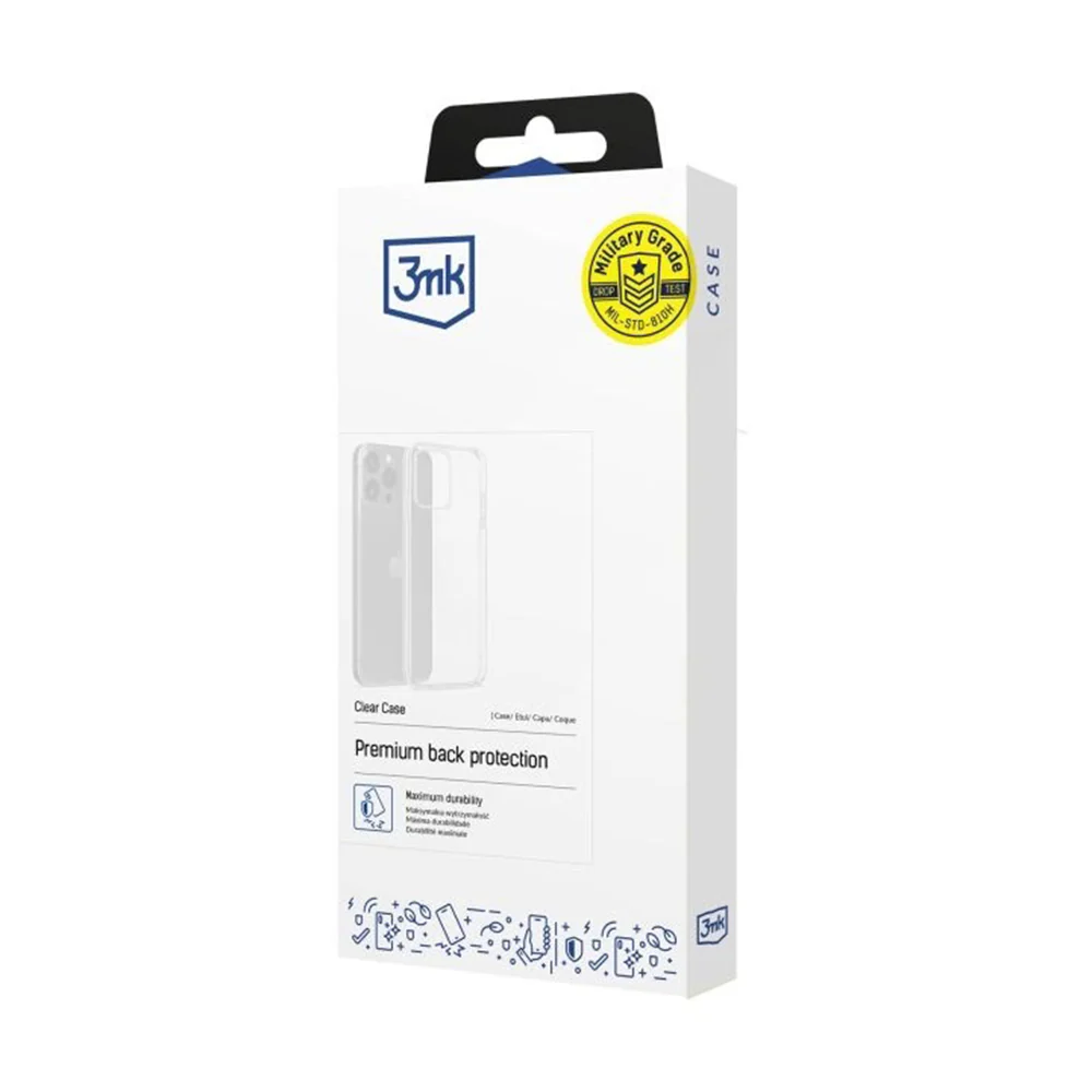 Case for Xiaomi Redmi Note 15 Pro 5G, 3MK, Clear, Transparent - Image 6