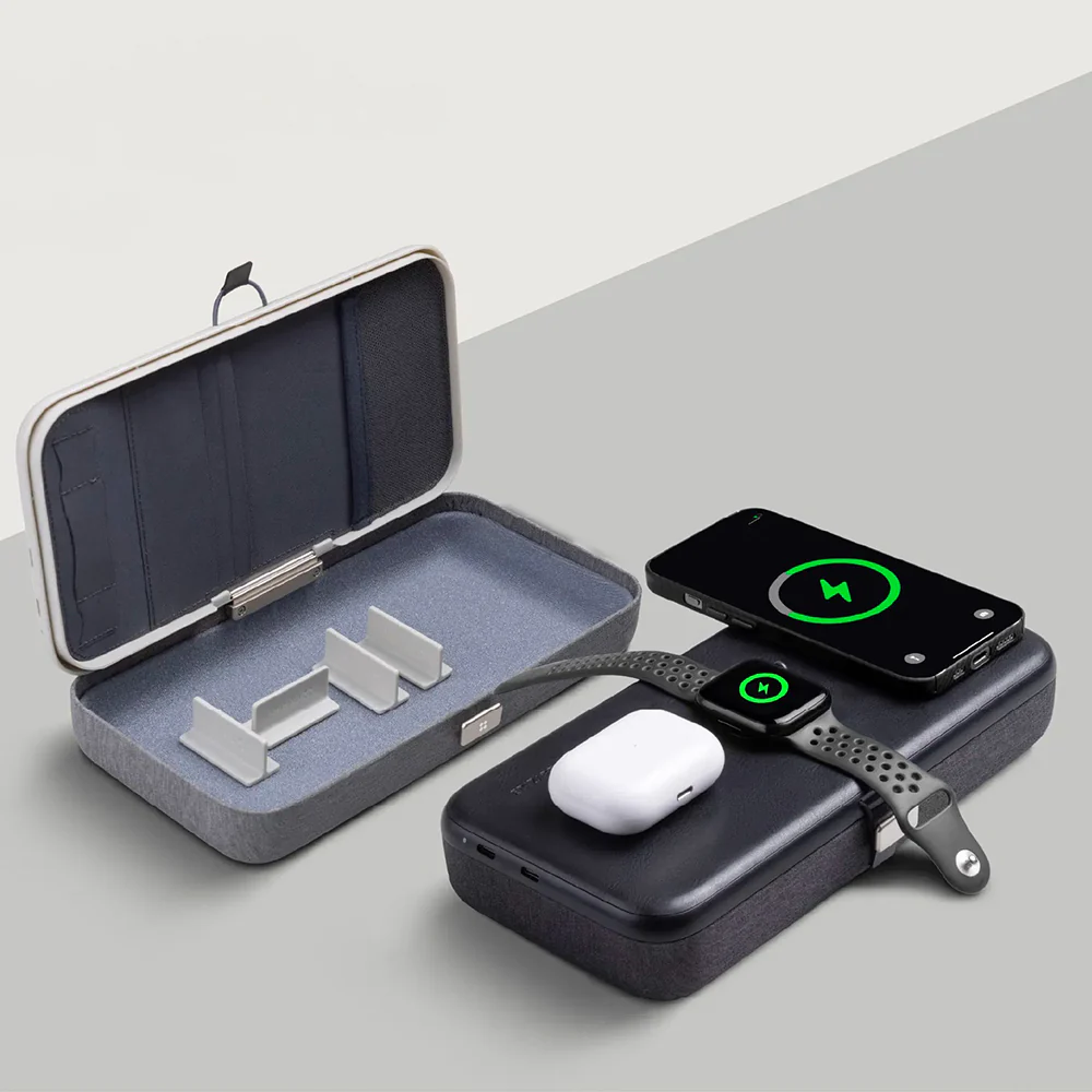 Edizard PowerCube 3in1 Wireless Network Charger, 65W, 3.25A, 1 x USB-C, Gray - Image 6