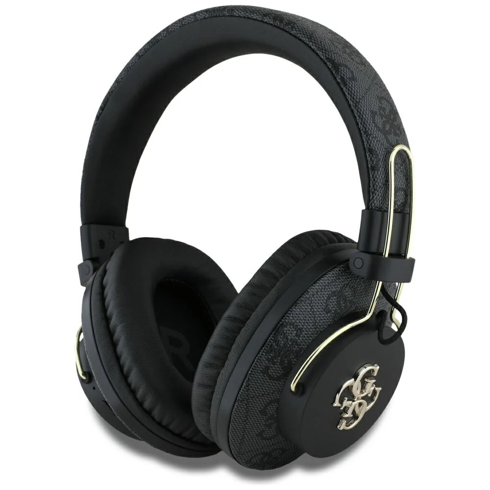 Handsfree Bluetooth Guess 4G Metal Logo, A2DP, Black
