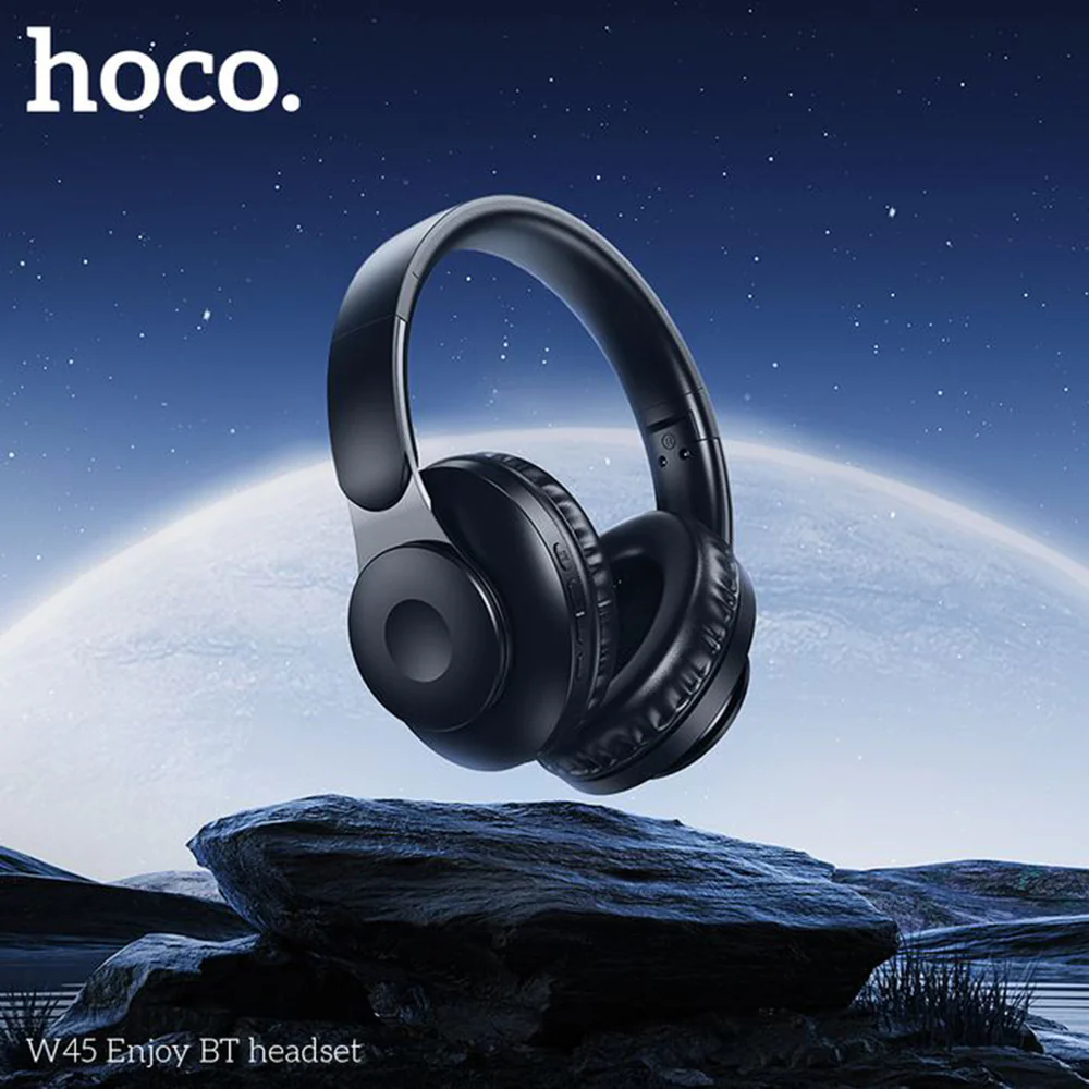Handsfree Bluetooth HOCO W45, A2DP, Black - Image 3