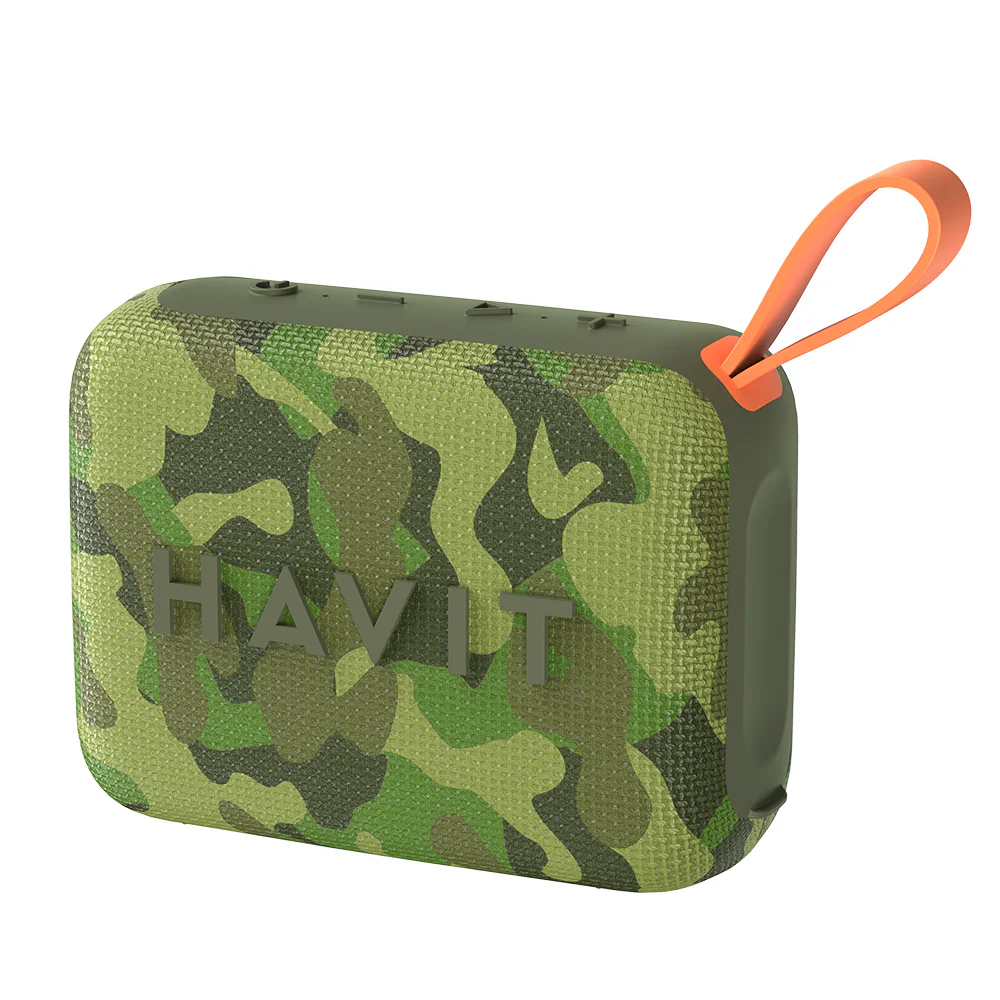 HAVIT SK874BT Portable Bluetooth Speaker, 8W, Waterproof, Camouflage - Image 3