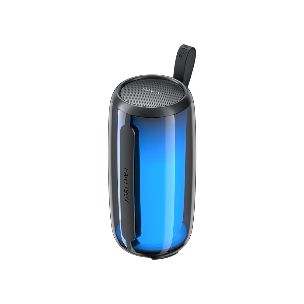HAVIT SK879BT Portable Bluetooth Speaker, 8W, RGB, Waterproof, Black - Image 6