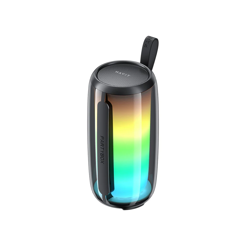 HAVIT SK879BT Portable Bluetooth Speaker, 8W, RGB, Waterproof, Black - Image 8