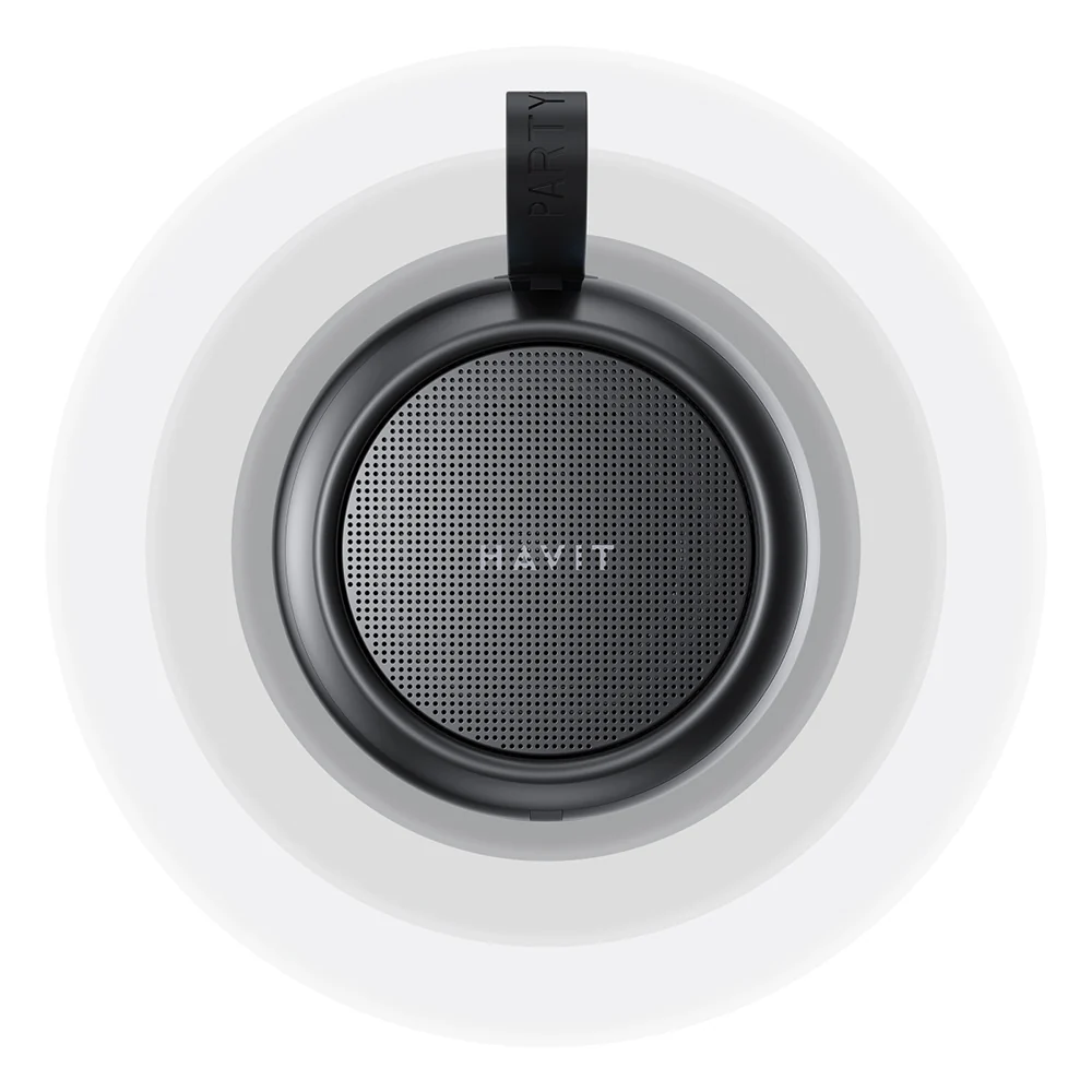 HAVIT SK879BT Portable Bluetooth Speaker, 8W, RGB, Waterproof, Black - Image 9