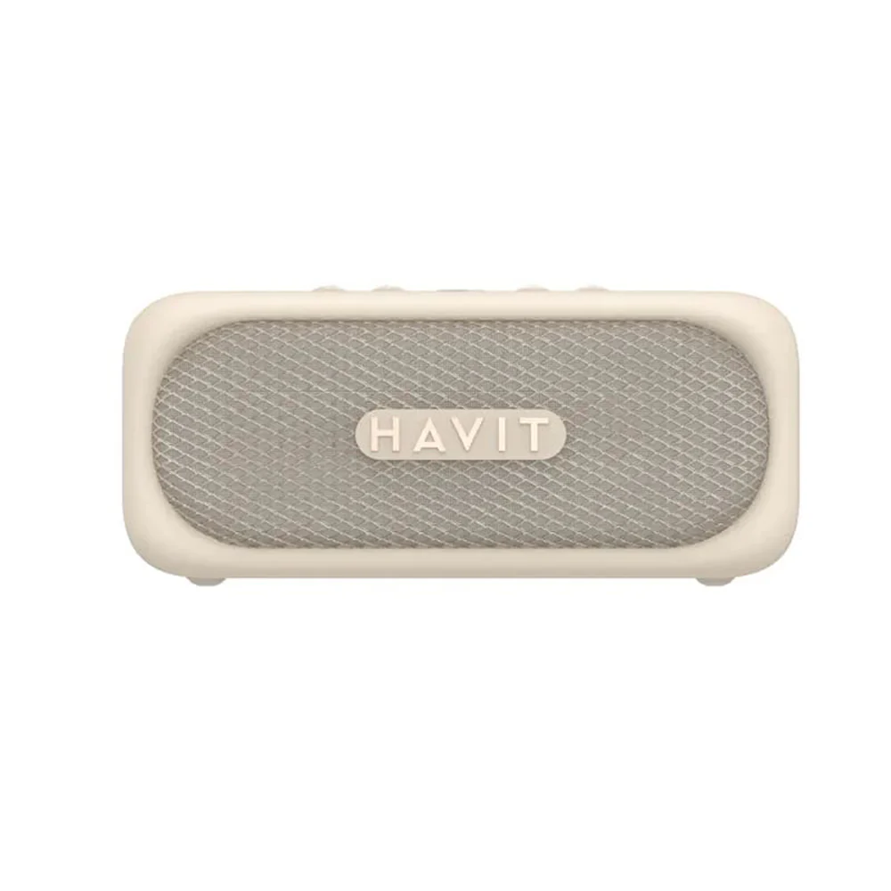 HAVIT SK905BT Bluetooth Speaker, 20W, Waterproof, Beige - Image 3